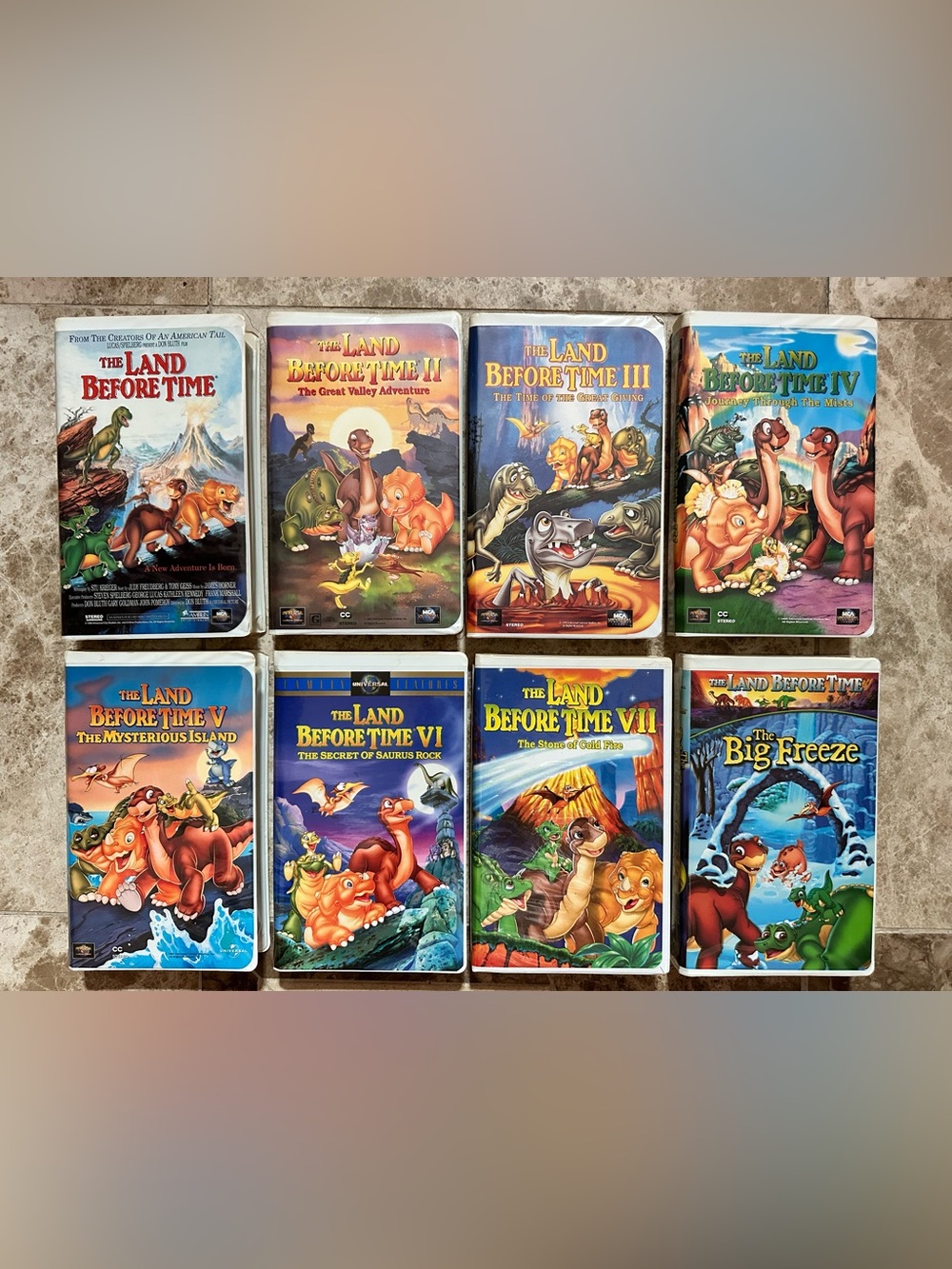 The Land Before Time VHS Collection